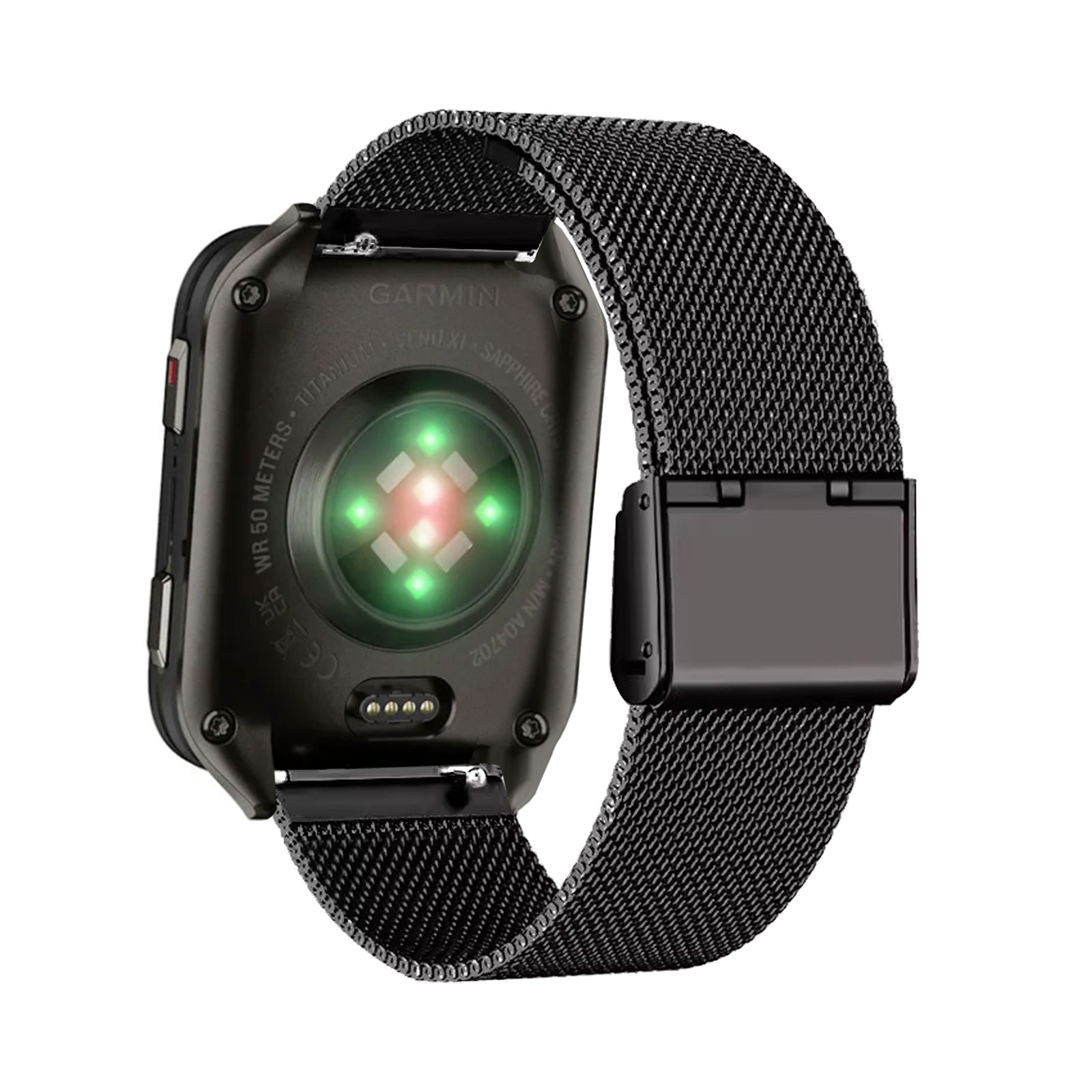 Mesh Strap Metal - Bandas de metal para banda Garmin