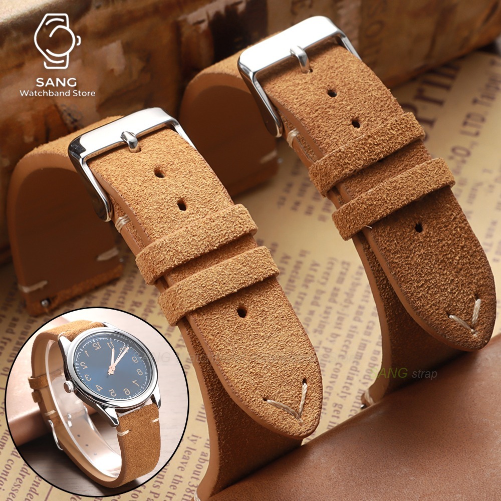 Suede Strap Watch - Correa de cuero de gamuza de