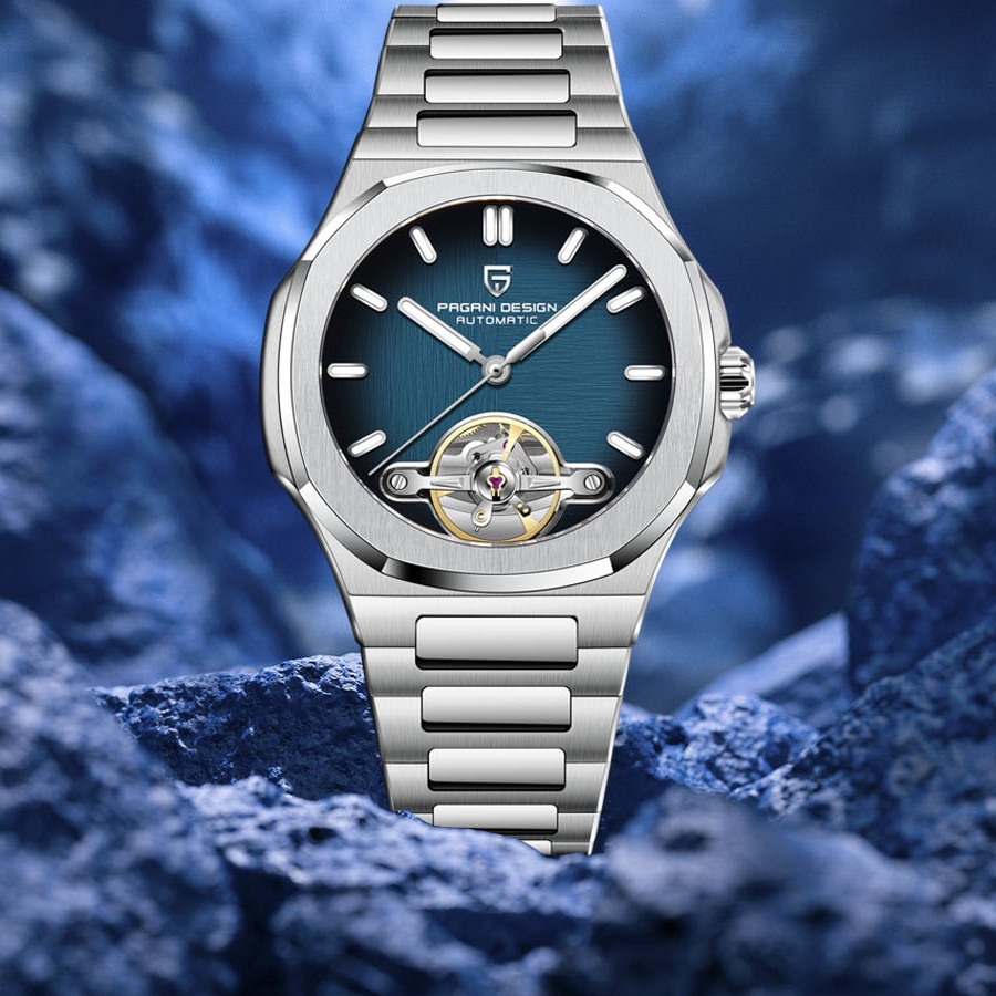 Patek Philippe Watch Nautilus - PAGANI DESIGN, nuevo reloj Tourbillon mecánico