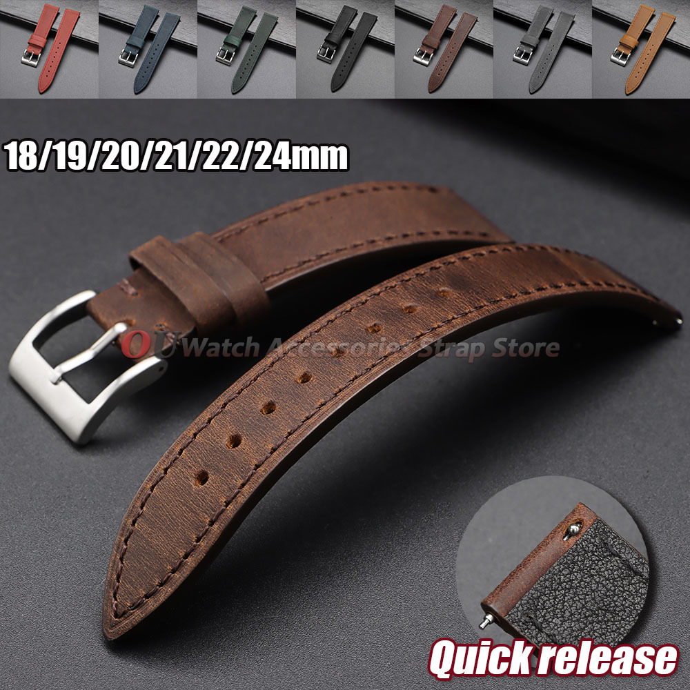 Suede Strap Watch - Correa de Reloj de Cuero Crazy