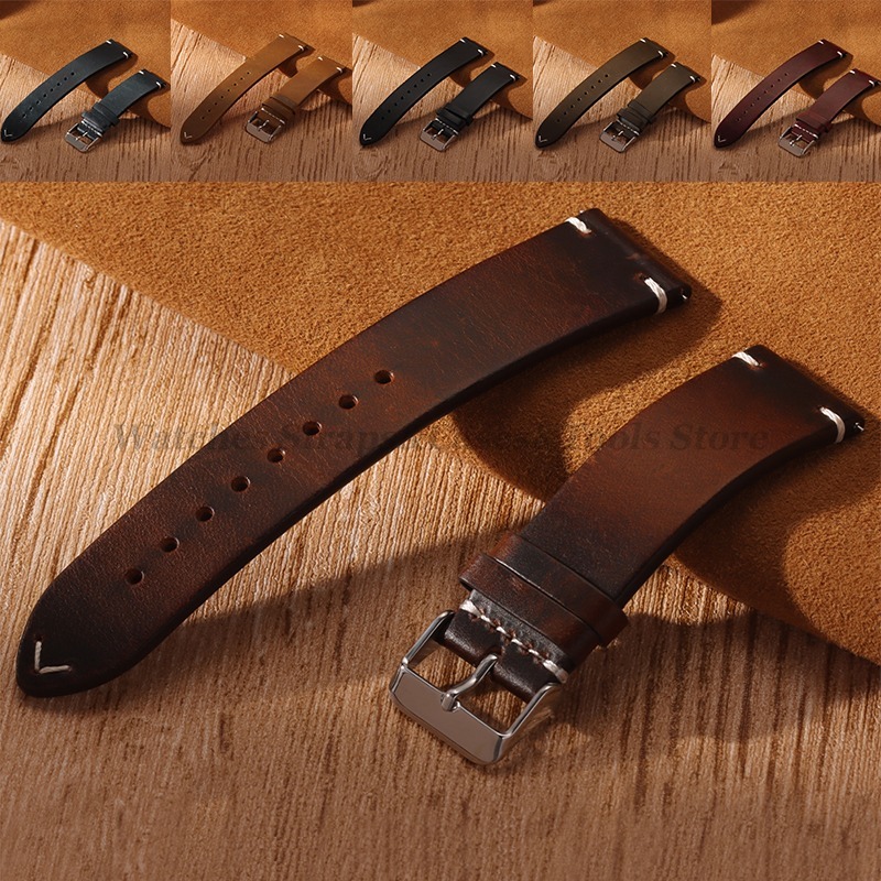 Suede Strap Watch - Correa de piel de becerro de