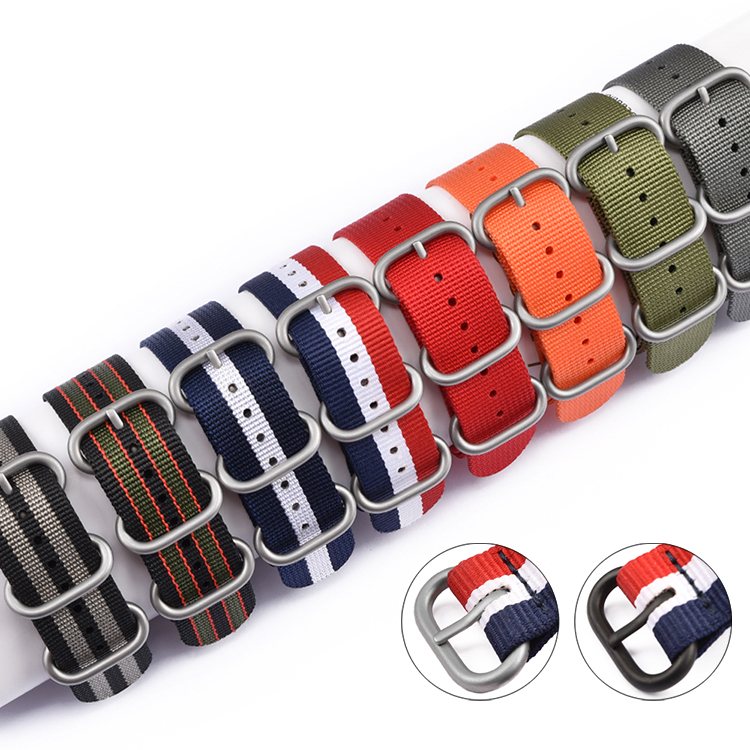Correa de nailon tejido para h - Nato Strap Nylon reseña y precio