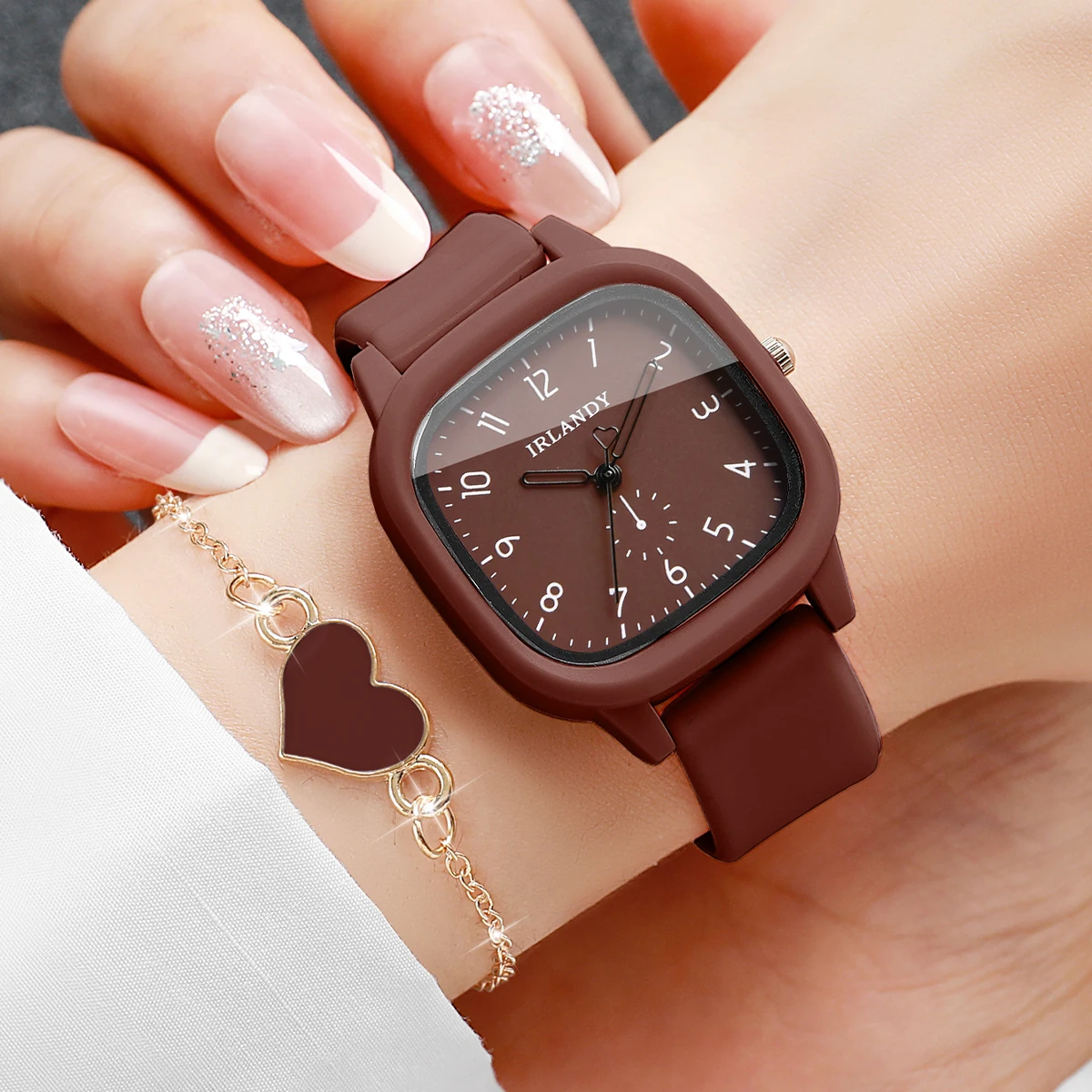 Juego de 4 relojes de cuarzo c - Silicone Band Women reseña y precio