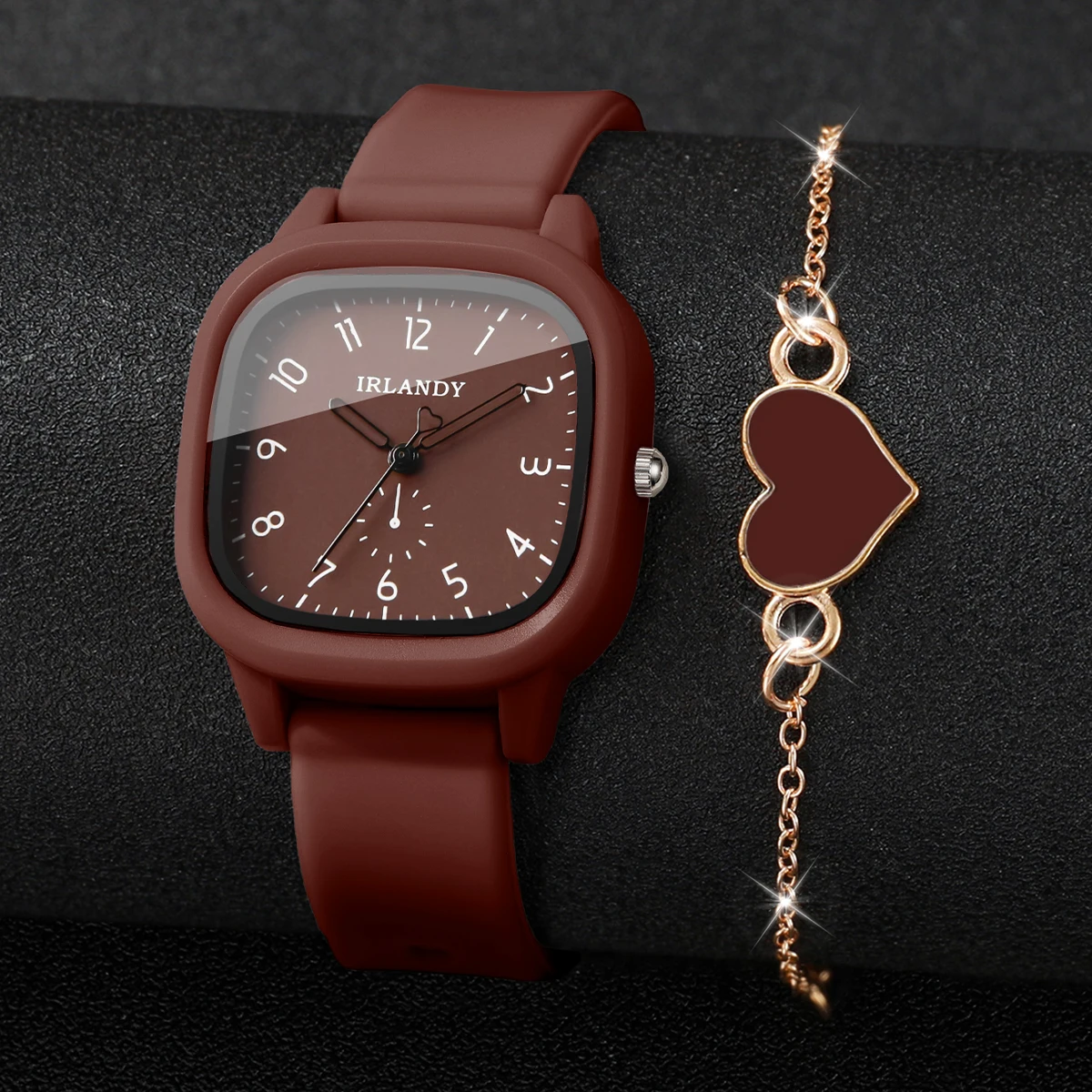 Juego de 4 relojes de cuarzo c - Silicone Band Women reseña y precio