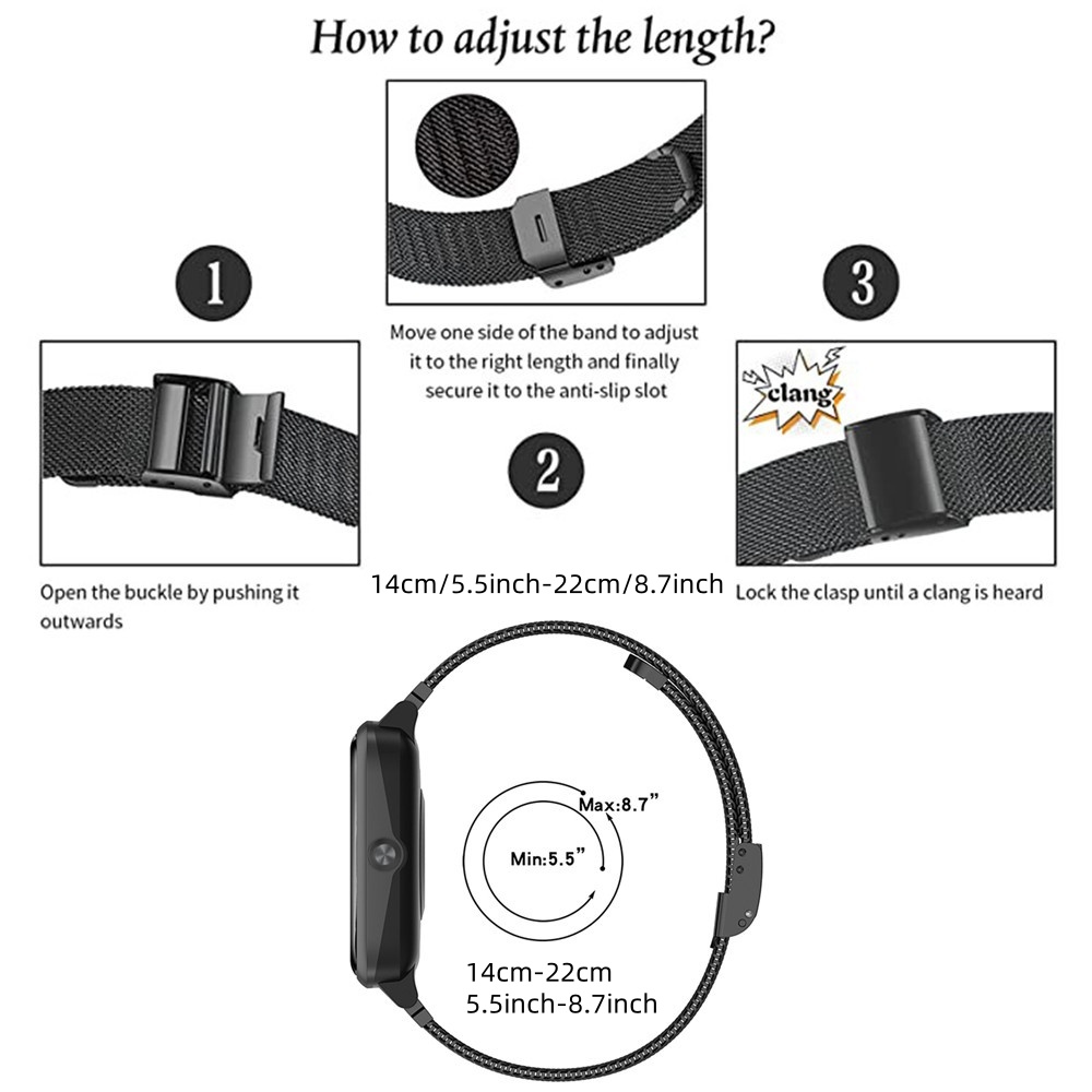Bandas de metal para banda Gar - Mesh Strap Metal reseña y precio