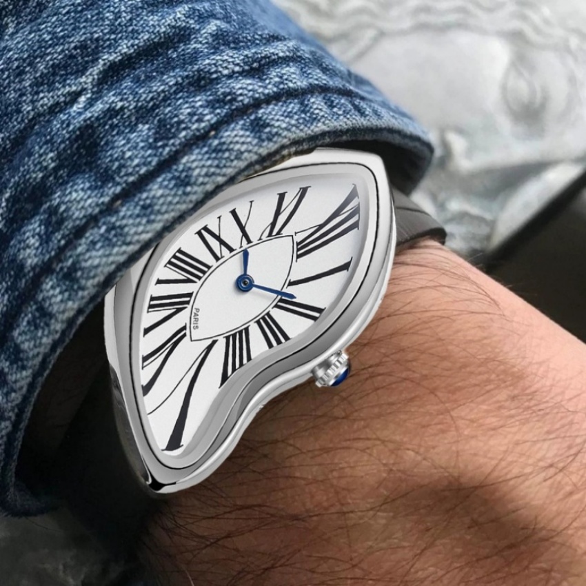 Reloj de Pulsera de Cuarzo con - Leather Watch Band Men reseña y precio