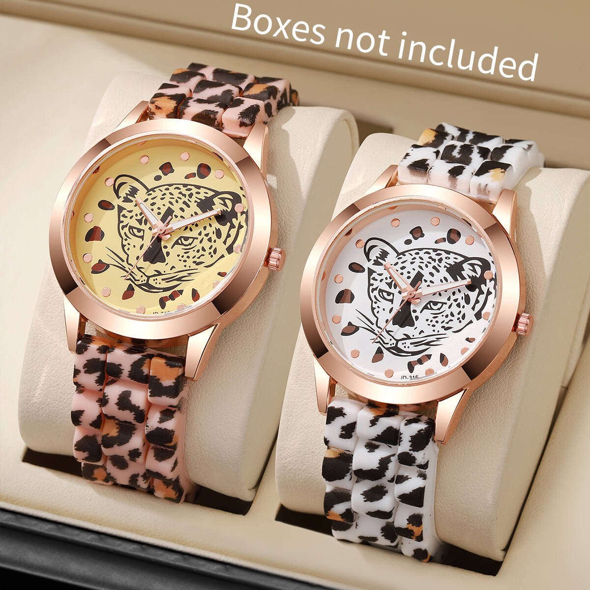 Juego de 2 relojes de moda par - Silicone Band Women reseña y precio