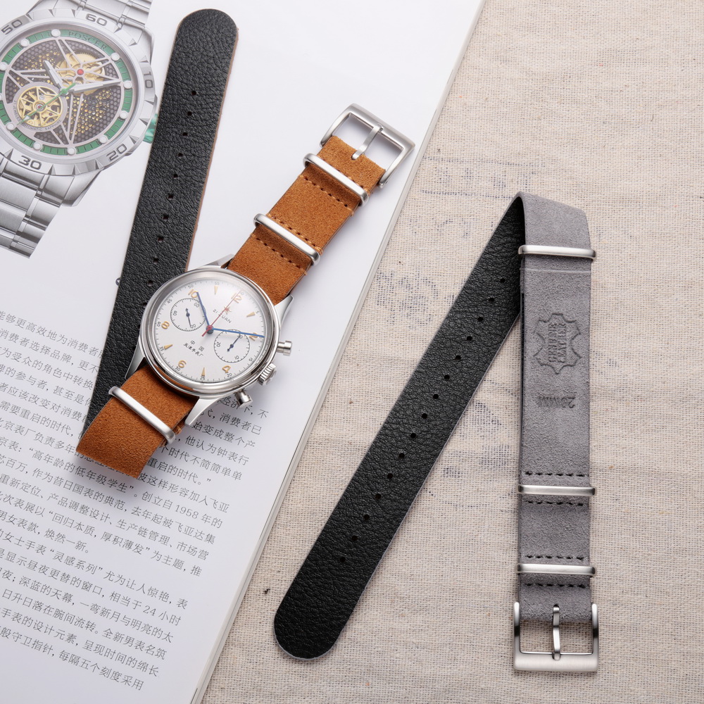 HEMSUT-Correa de reloj de cuer - Tropic Strap Vintage reseña y precio