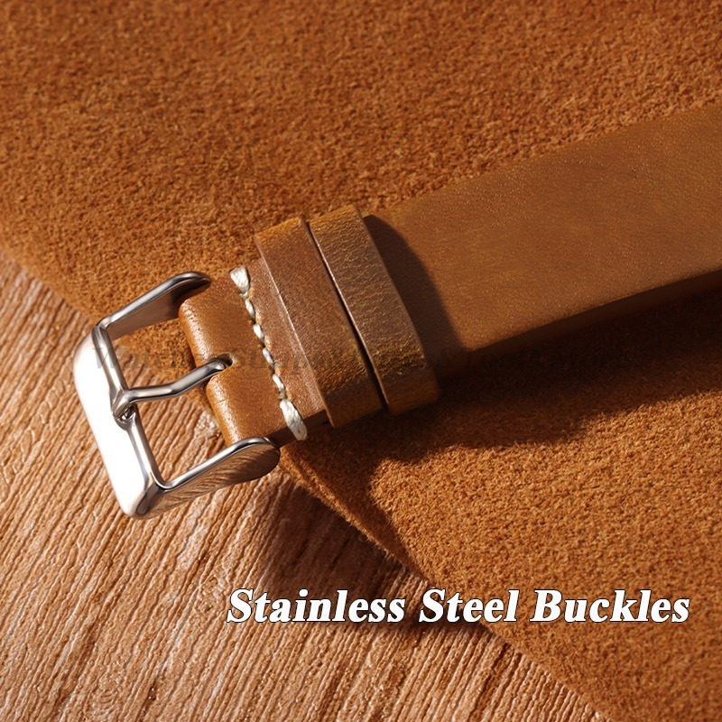 Correa de piel de becerro de c - Suede Strap Watch reseña y precio